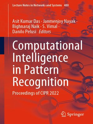 cover image of Computational Intelligence in Pattern Recognition